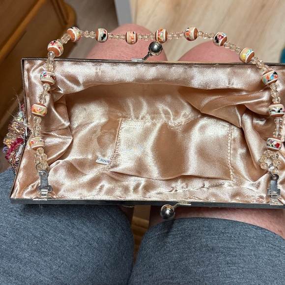 Embellished Beaded Clutch - Picture 6 of 6